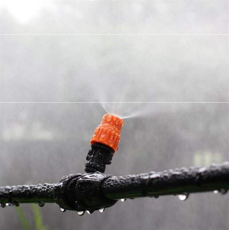 管子水管高压养殖场个性大棚大气洒水器园林免打孔雾化喷头套装.