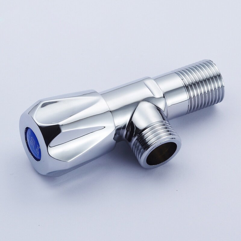 热卖加厚全铜冷热红蓝角阀马桶热水器龙头止水阀家用推荐