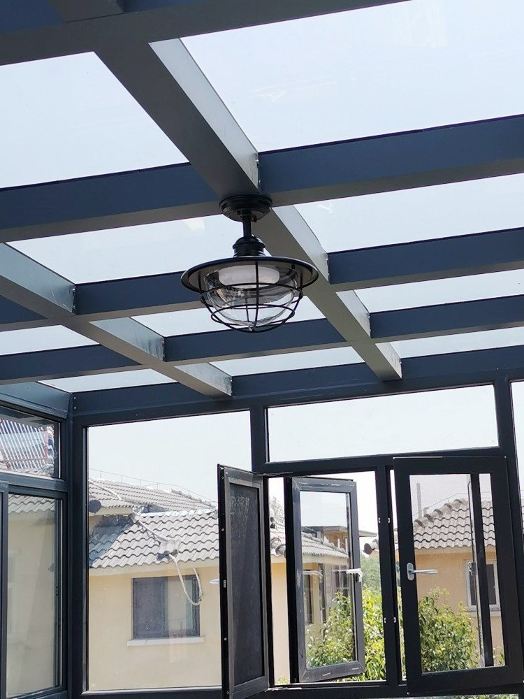 玻璃阳光房专用吊灯阳台吸顶灯户外雨棚照明照明灯厨卫