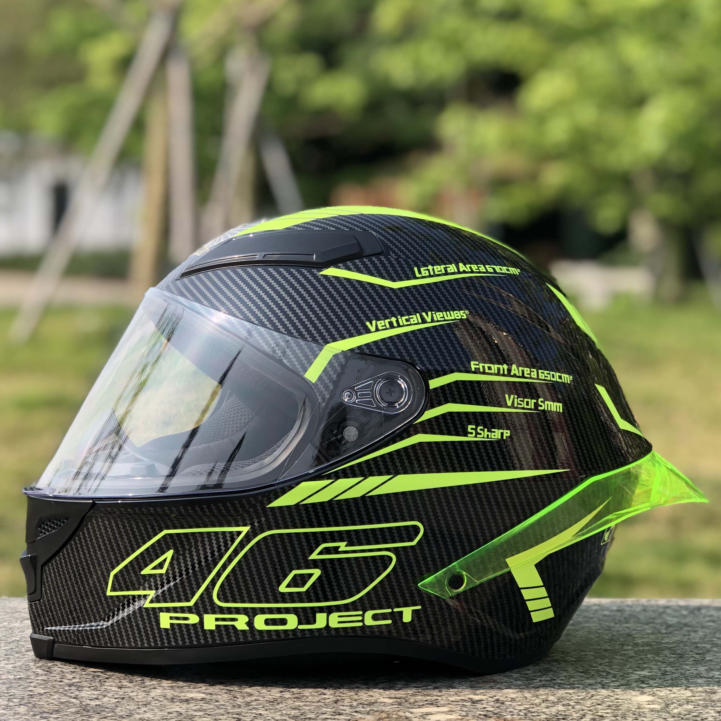 高档碳纤摩托车头盔男女女士机车赛车跑车电动车摩托车头盔