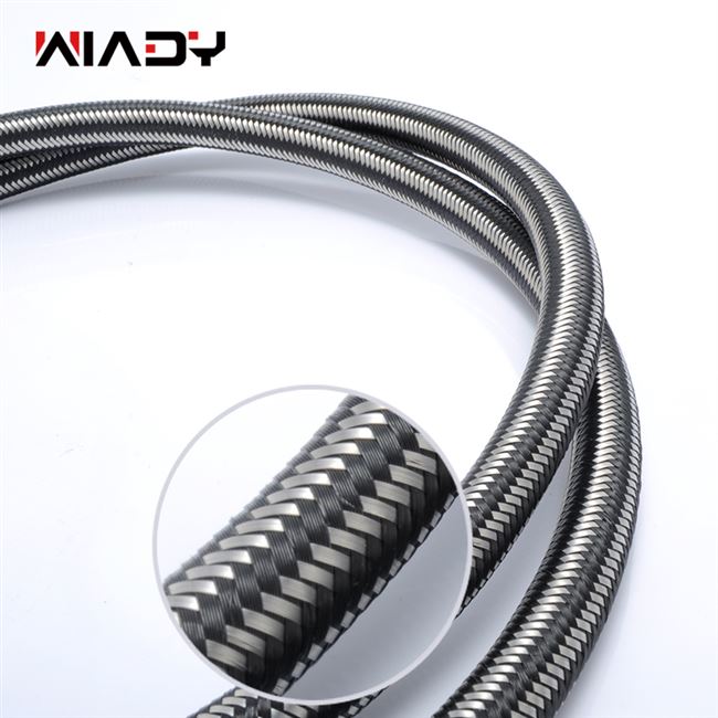 热水器管子软管冷热不锈钢金属编织防爆4分马桶进水软管