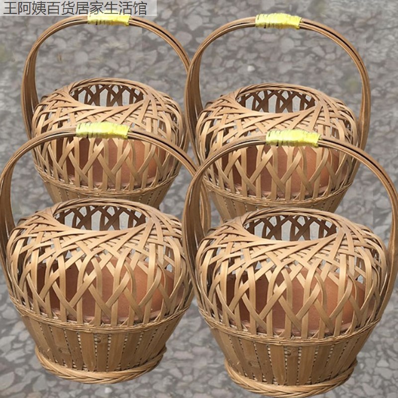 暖烘艺竹手工艺手工烘火篮怀旧取暖新品火笼传统竹编