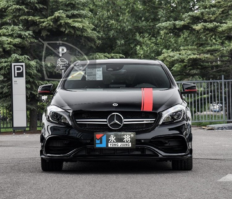 奔驰a45车贴拉花gla200改装装饰车身侧裙贴纸汽车装饰贴