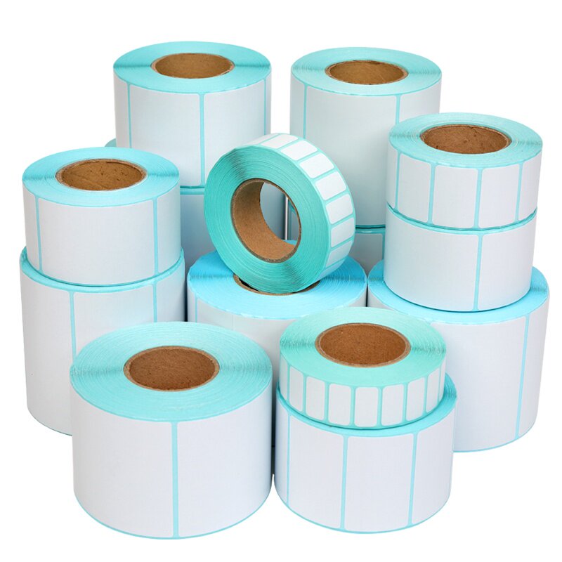 新品10卷热敏纸标签纸40x30205060708090mme邮宝100不干胶条