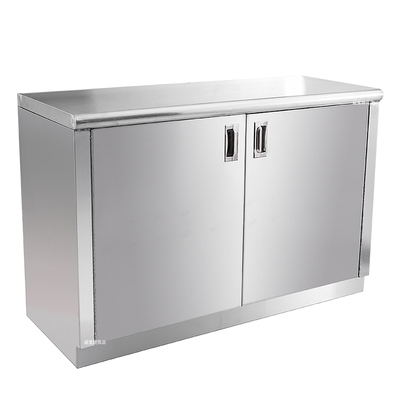 家用推掩门桌子打荷操作收纳置物茶水水柜商用工作台