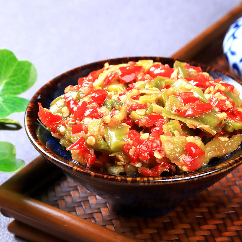 夏家咀香辣贡菜脆椒湖南特产即食农家自制新鲜腌制