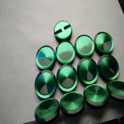 有机玻璃珠光纽扣毫米70年代钮扣绿色纽扣