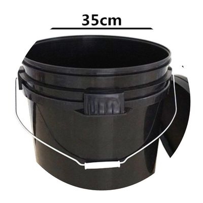 家用黑色粪桶农用塑料胶黑桶老式车载水桶