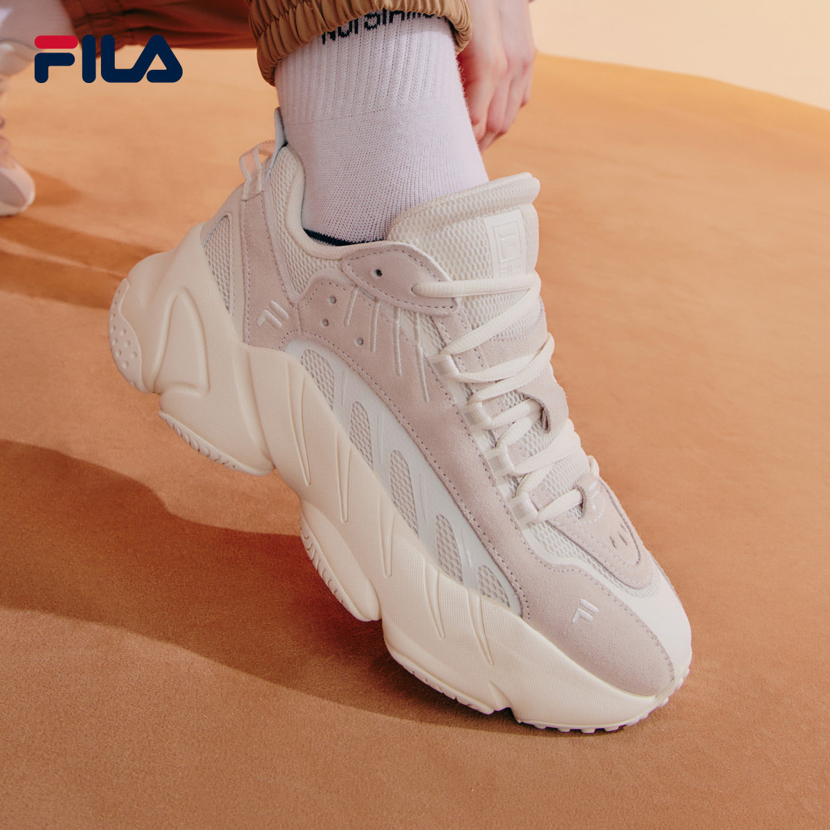 fila斐乐正品ade老爹鞋2022春季新款男鞋复古休闲鞋韩版运动鞋女