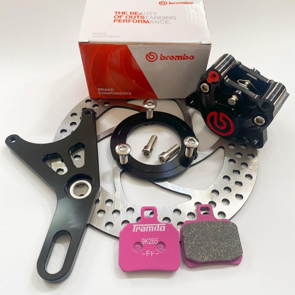 布雷博小螃蟹卡钳套装装小小牛n1s电摩通用碟刹电动车刹车装置