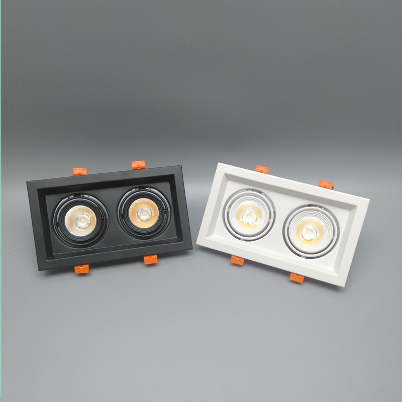 嵌入客厅筒灯孔式头头双灯双眼射灯led家用射灯