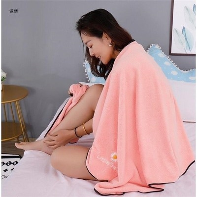 浴巾成人纯棉吸水洗澡巾裹家用男大毛巾学生浴巾