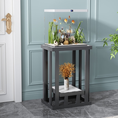 鱼缸架子底柜柜子底座桌子水族箱定做铁艺简易鱼缸