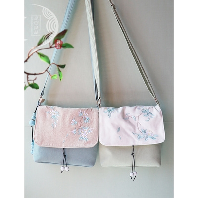 女学生配汉碎花旗袍轻便小号古代包包古风复古女士包袋