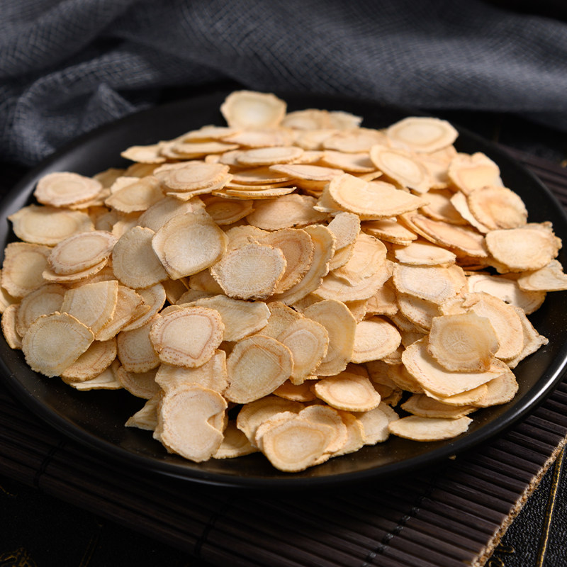 商品详情商品描述西洋参补气养阴清热生津足龄参片主根切片中药材中药