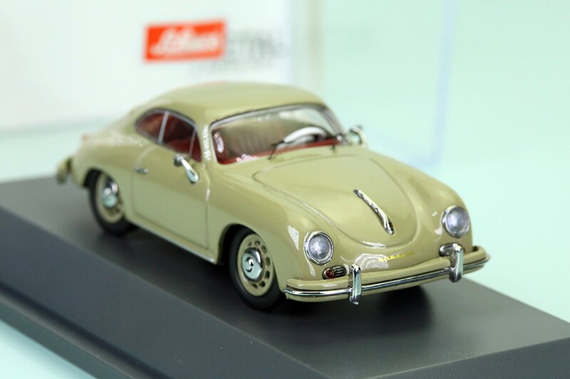 舒克schuco保时捷porsche356acoupe限量仿真合金汽车车模