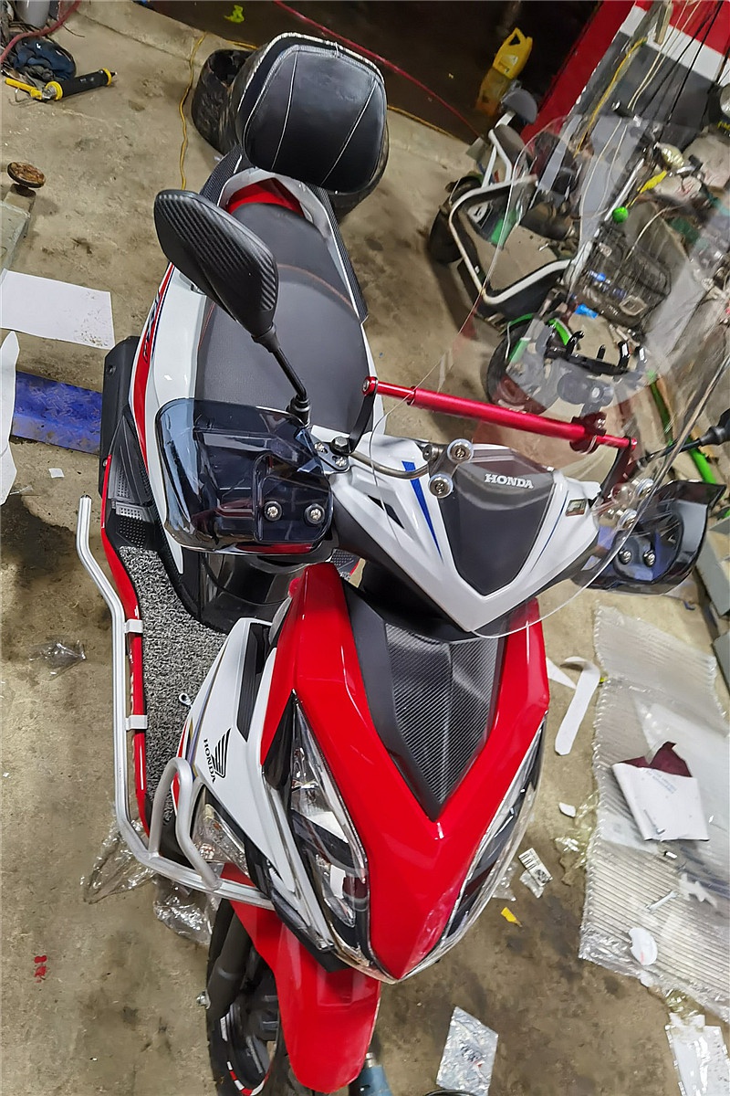 适用本田裂行rx125改装龙头平衡杆nx125多功能导航摩托车车架