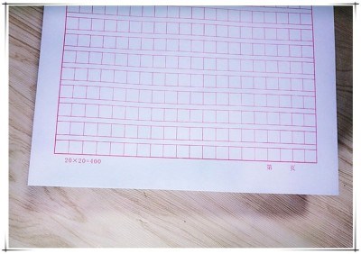 学生信纸稿纸便签学校中小学生村委村委会会用红色信纸