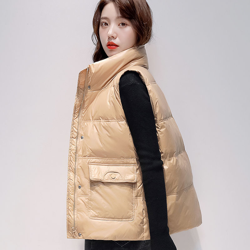 nc羽绒马甲短款2021新款秋冬韩版宽松休闲羽绒服