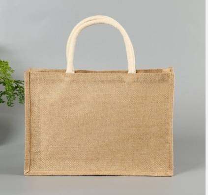 麻布无印良品同款麻袋muji布袋改造diy复古粗麻麻布袋