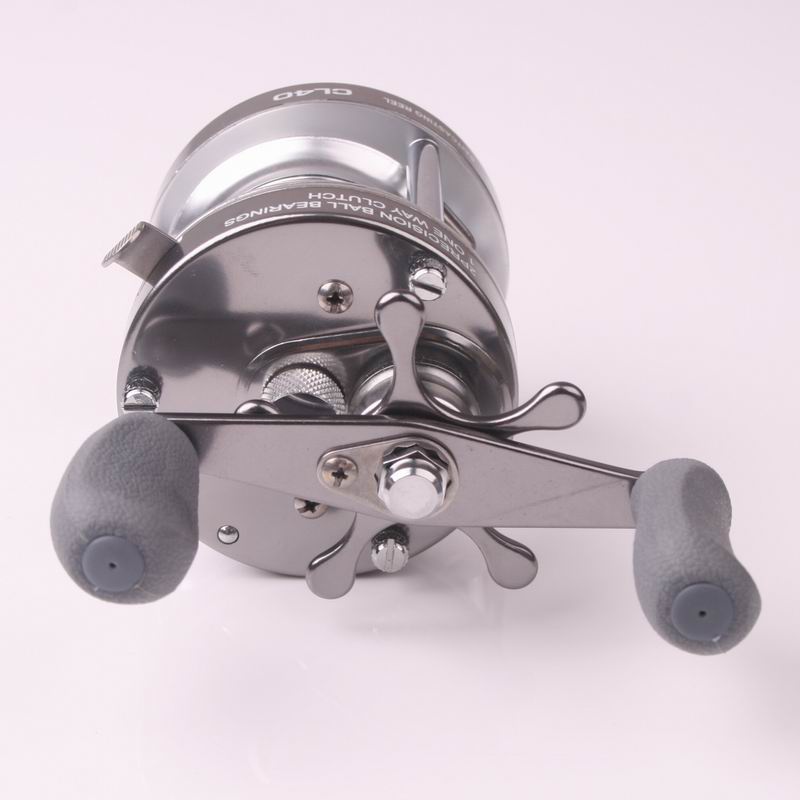 cl30金属抛投鼓轮鱼线轮路亚轮船钓轮雷强打黑鱼线轮
