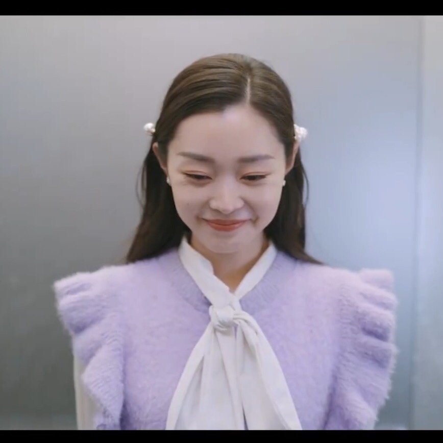 爱的理想生活宋轶戴希希同款衣服紫色荷叶背心马夹