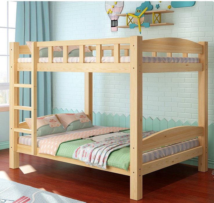 板式实木上下床高架1.5米双层新式房屋成人女男高低