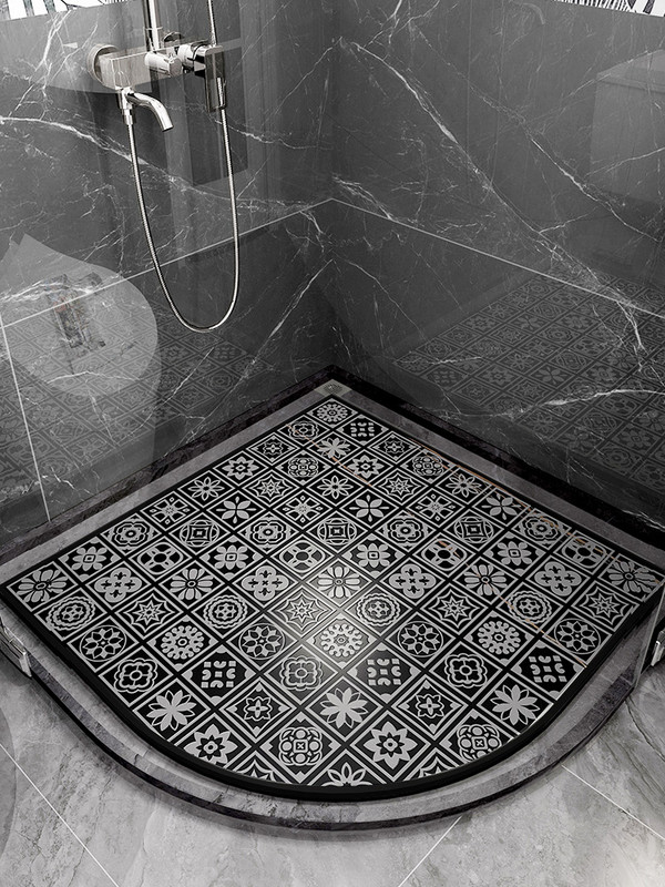 地板卫生间瓷砖防滑地砖浴室脚踏石通体通体大理石通体砖