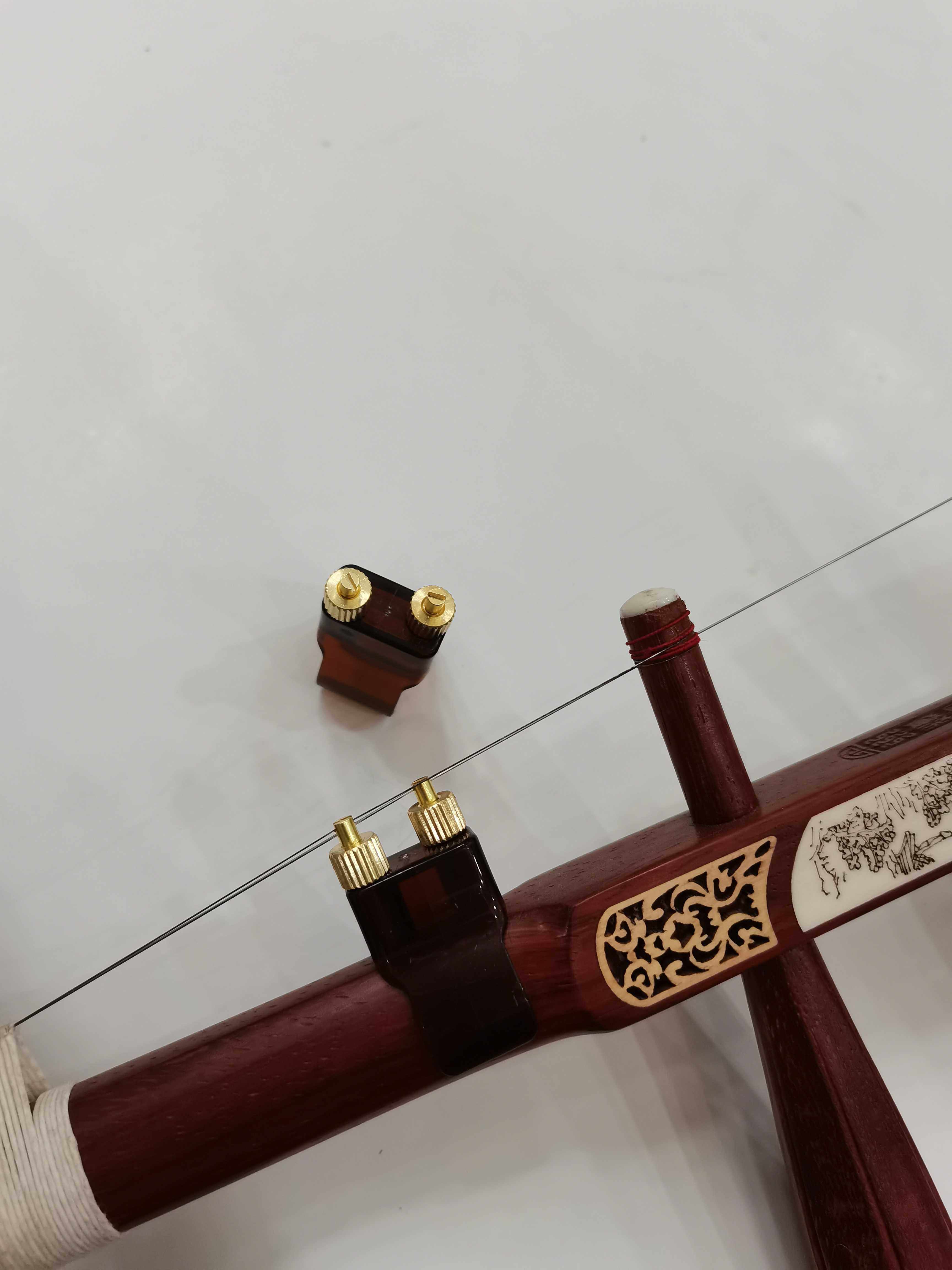 二胡新款黄铜微调调音方便安装简单通用二胡