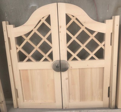 地中海双向开关半腰门实木门牛仔门酒吧门隔断栅栏门卫生间半截门