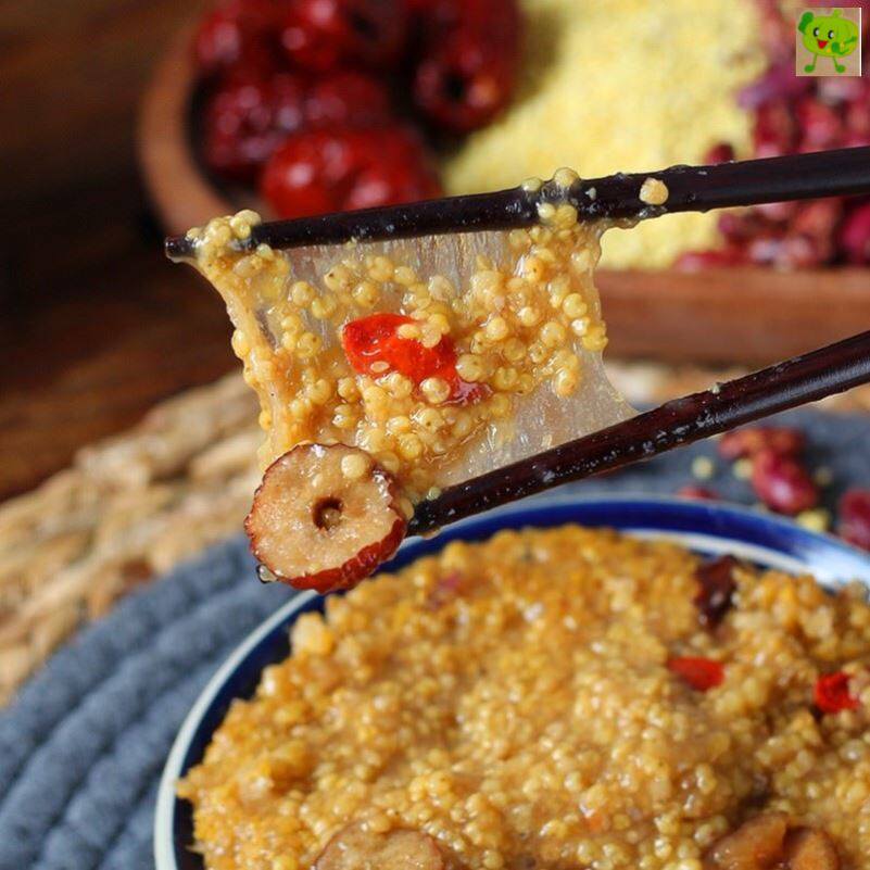 米饭东北制作方便芸豆大黄软糯黏米手工制黄米饭自热米饭