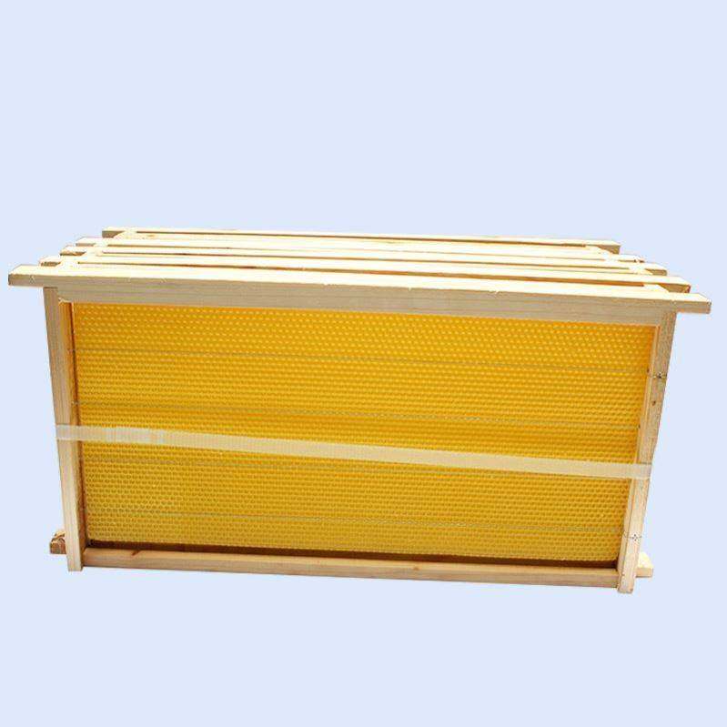 优质成品巢框中蜂巢础框蜂箱成品巢础巢框一体巢脾框养蜂工具