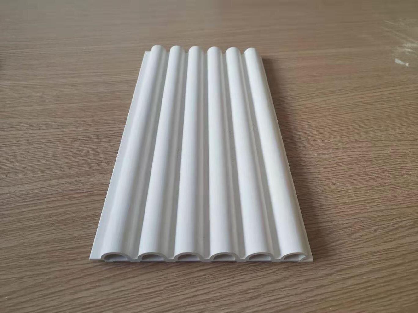 小圆彩色半圆弧形格栅生态室外扣板空心原木生态板