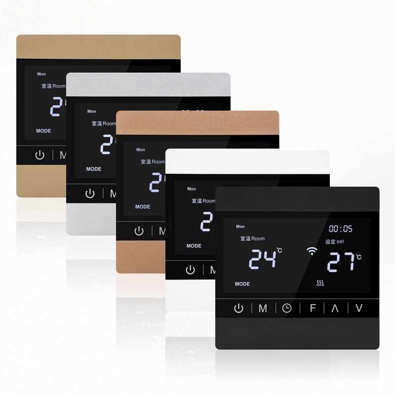 智能液晶水电地暖温控器控制面板开关家专用数字显示恒温温控器