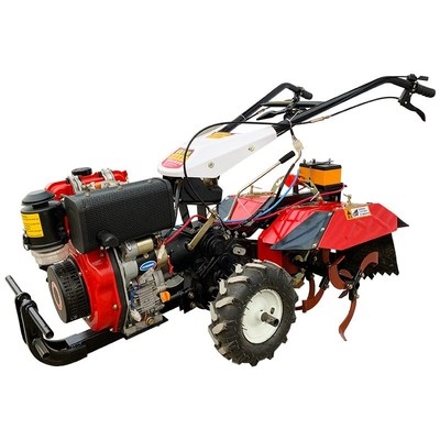 直连式全齿轮微耕机大马力四驱自走式旋o耕机多功能耕地机