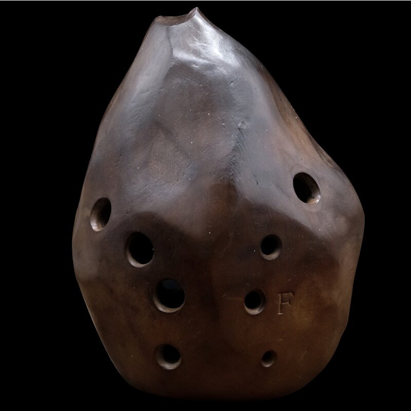 石头乐器演奏民族石头型烧窑十孔专业精品埙