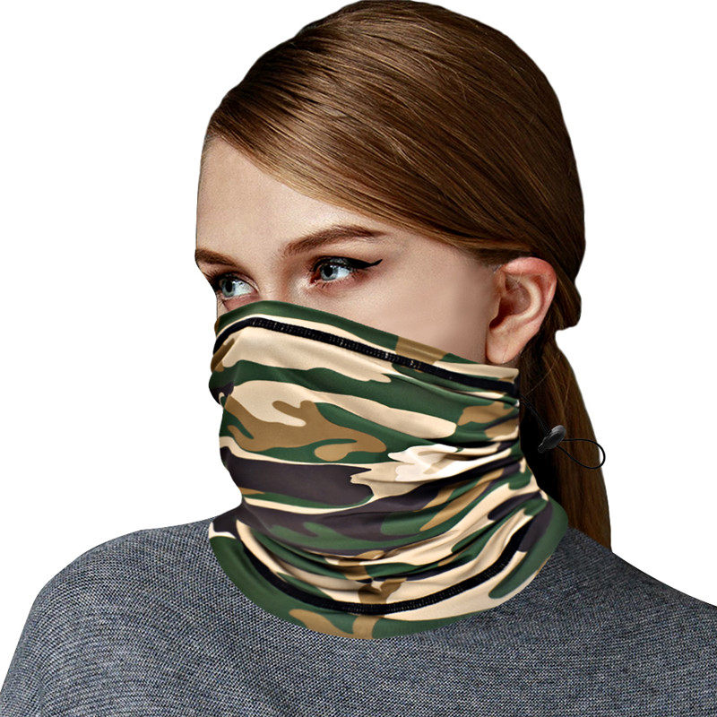 wosawe山地自行车春秋骑行冰丝围脖户外运动透气速干自行车头巾