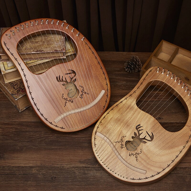 莱雅雅琴初学者竖琴lyre箜篌迷你小型便携式乐器竖琴