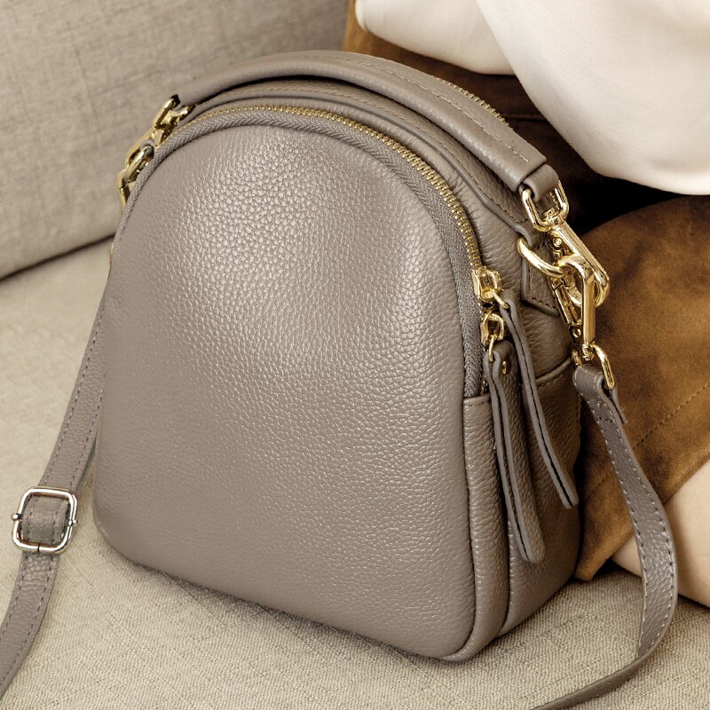 真皮小包时尚斜挎包2021新款简约头层牛皮单肩女士包袋