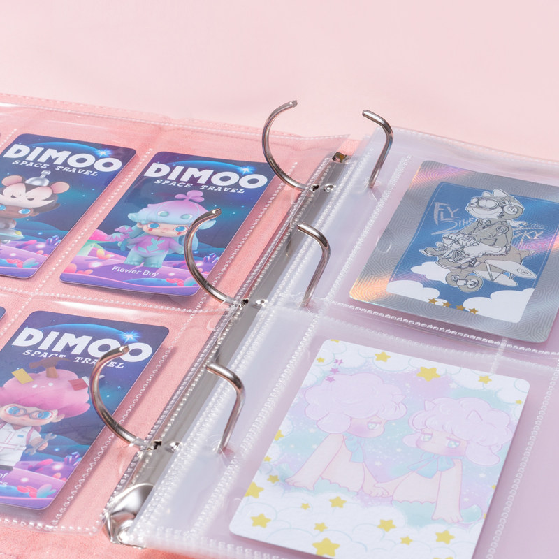 六宫格卡册盲盒卡片收纳册泡泡玛特卡片集卡册装卡片的册子盲盒身份卡