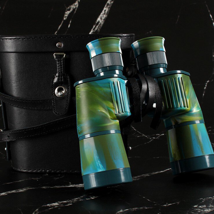 正品舰艇海军望远镜迷彩包胶舰船高清坐标测距普通望远镜