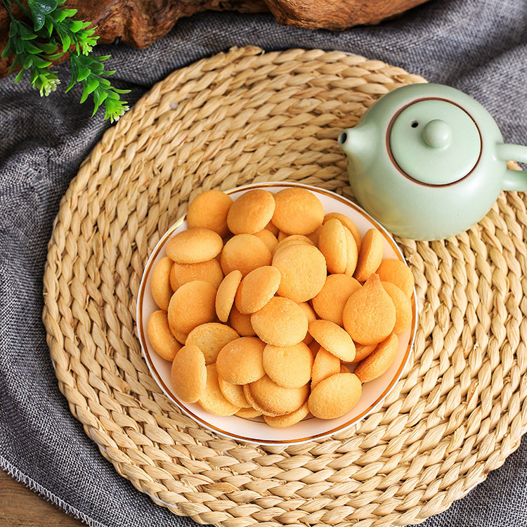 御园杏元鸡蛋小圆饼干408g蛋黄圆酥怀旧休闲蛋圆饼干