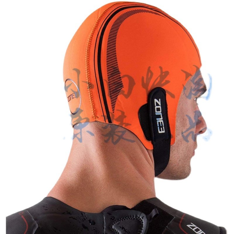 氯丁橡胶游泳帽保暖帽可调节魔术绑带隔热保护更多游泳装备