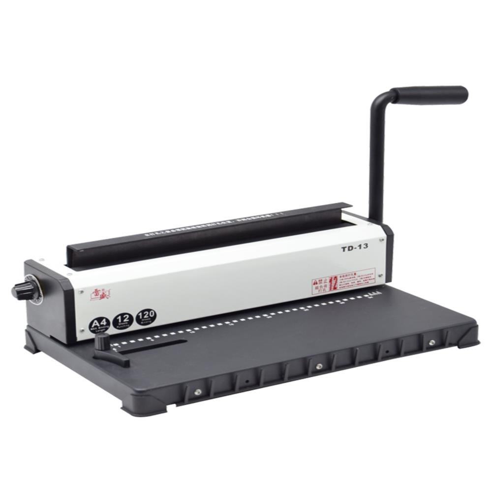 装订机铁圈打孔机手动办公小型打孔雷盛td-13yo装订机