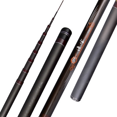 劲松品牌短节手碳素溪流钓鱼超轻超硬鱼杆便携钓竿