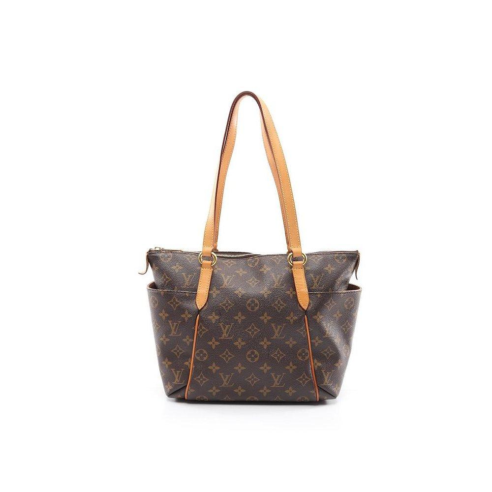 日本直邮中古lv路易威登totallypm老花肩包托特女士包袋