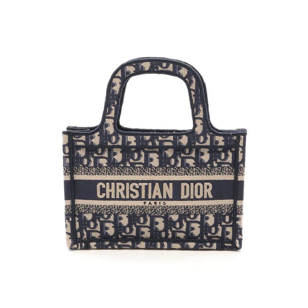 日本直邮中古dior迪奥ab95新booktote迷你embroidery帆布托特