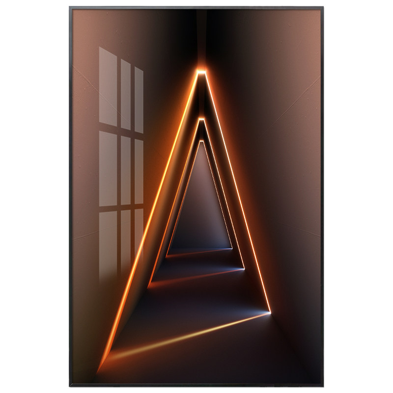 神秘高科技光线时光隧道玄关挂画客厅沙发装饰画现代装饰画