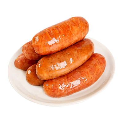 火山石印迹烤肠纯香肉肠原味地道500g冷冻台湾风味脆皮热狗香肠 原价