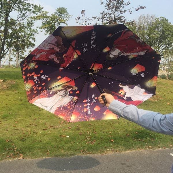 天官赐福动漫周边联名雨伞二次元男女谢伶三花城折叠伞
